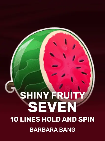 Shiny Fruity Seven 10 Lines Hold and Spin game tile